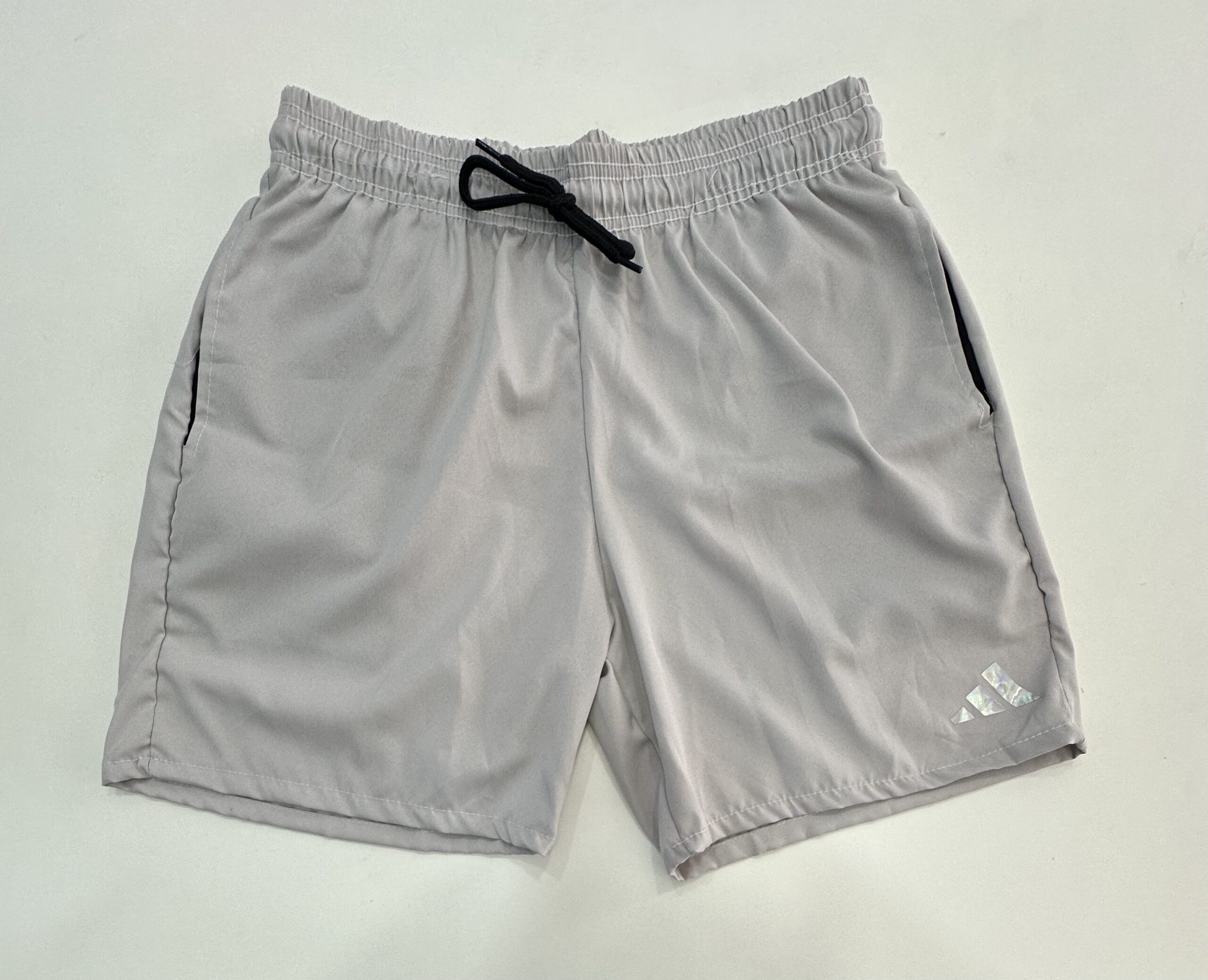 Bermuda Elastano Elástico Adidas Bege Claro Tamanho M