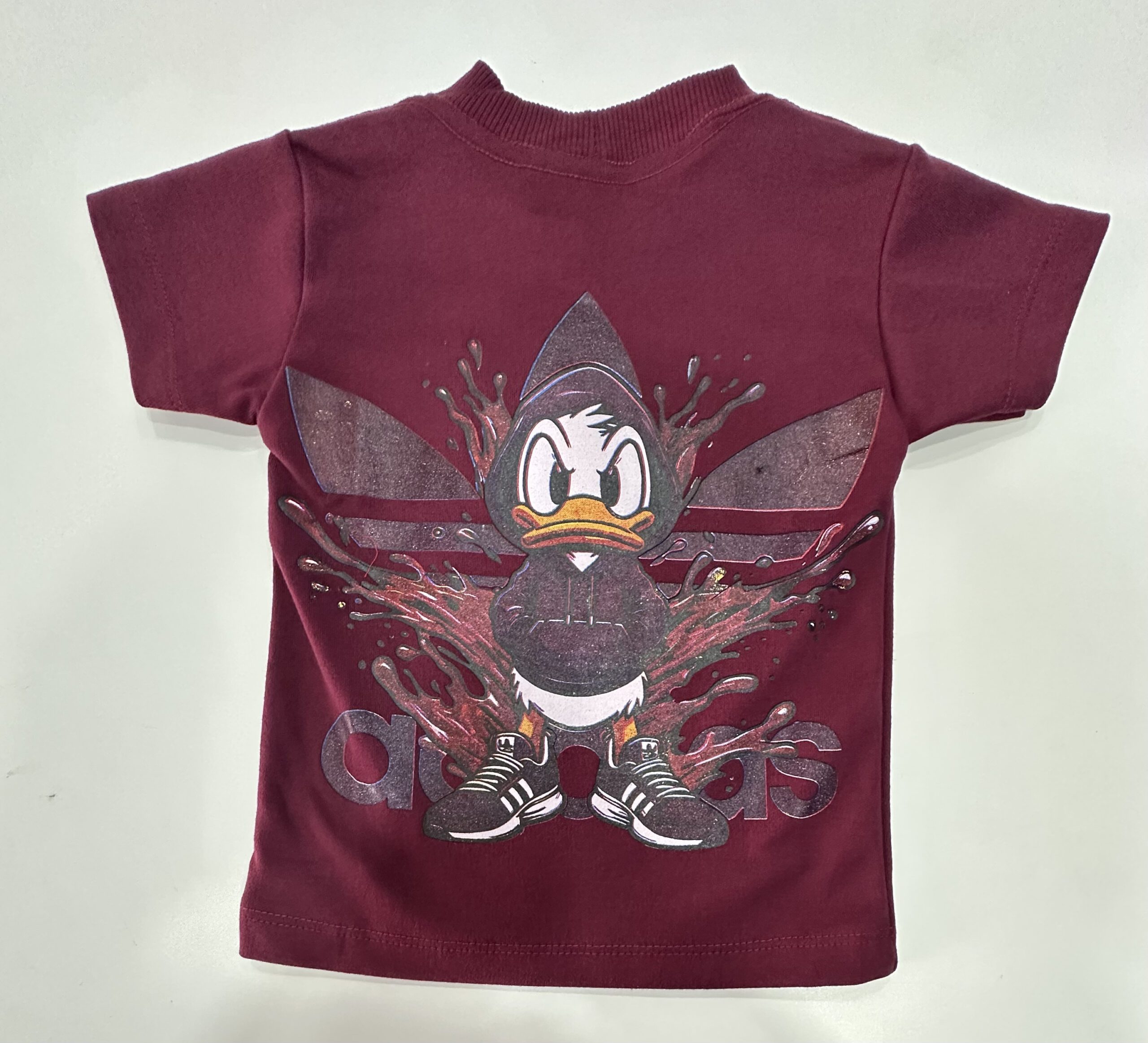 Camisa Infantil Oversized Suedine 50.1 Adidas Vinho Tamanho 02
