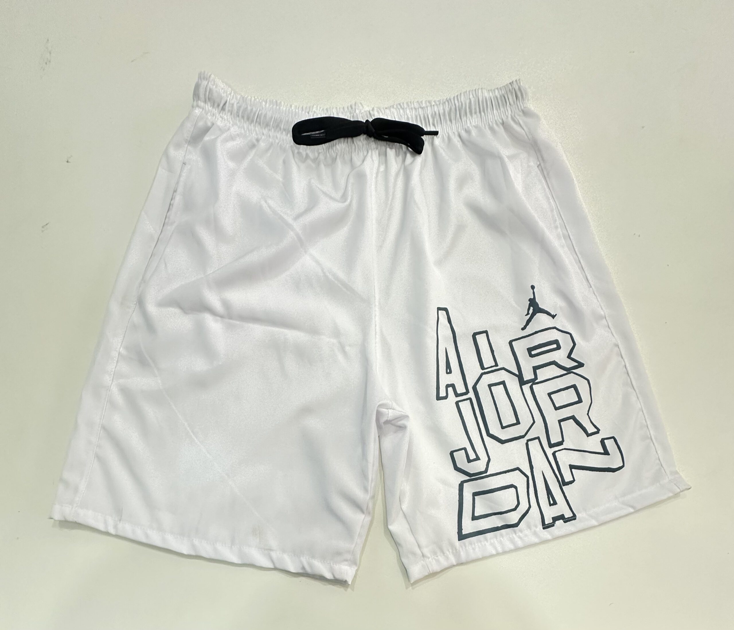 Bermuda Elastano Elástico Air Jordan Branco Tamanho M