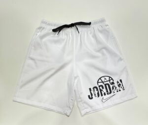 Bermuda Elastano de Elástico Branco Nike Jordan Tamanho M
