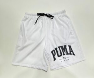 Bermuda Elastano de Elástico Branco Puma Tamanho M