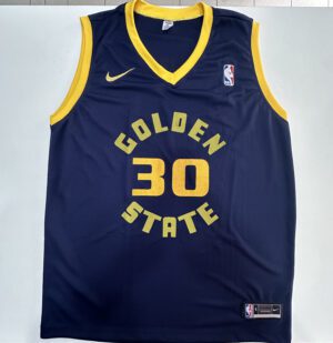 Regata de Basquete Golden States Azul Escuro Tamanho GG