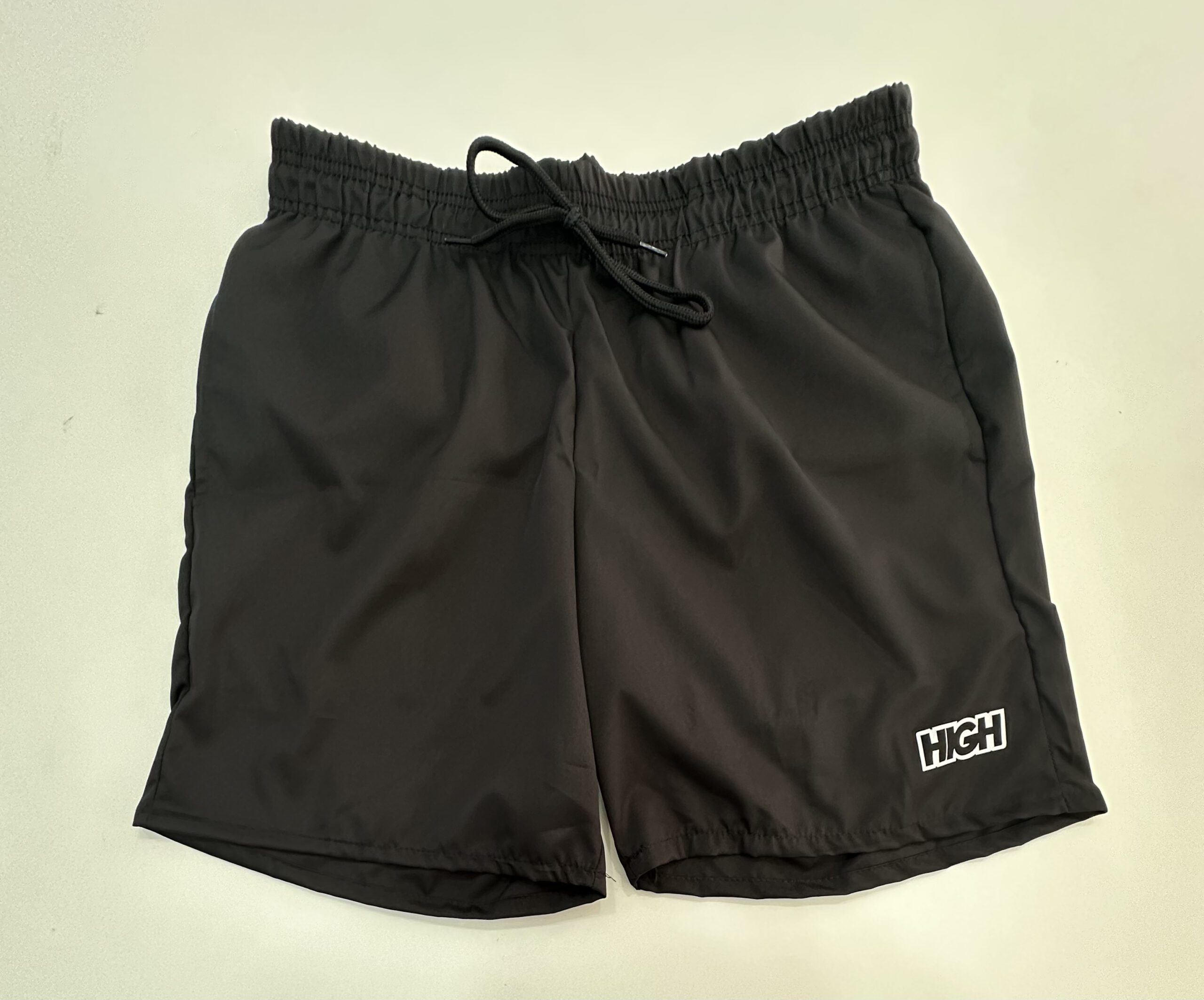 Bermuda Elastano Elástico High Preto Tamanho M