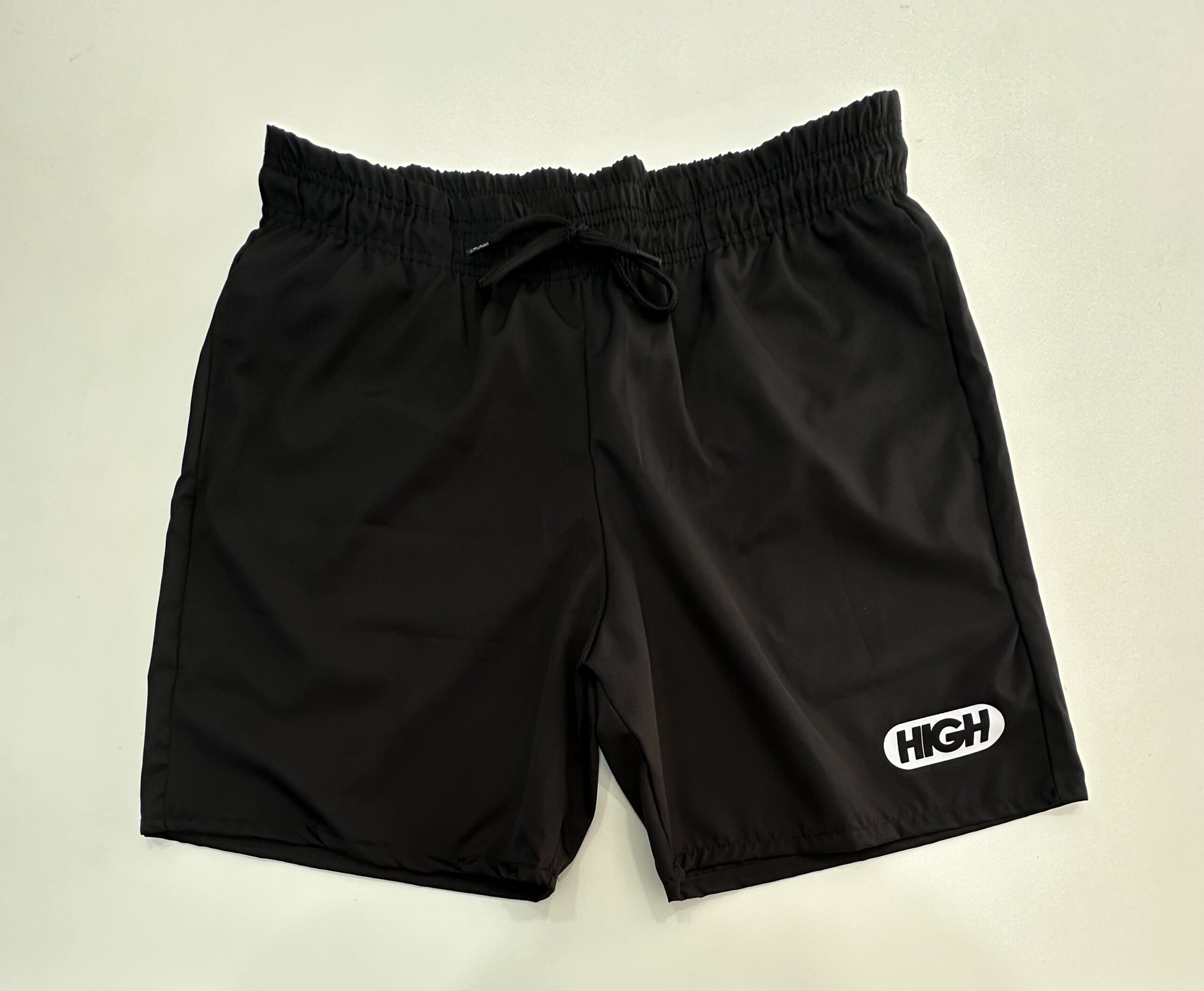 Bermuda Elastano Elástico High Preto Tamanho M