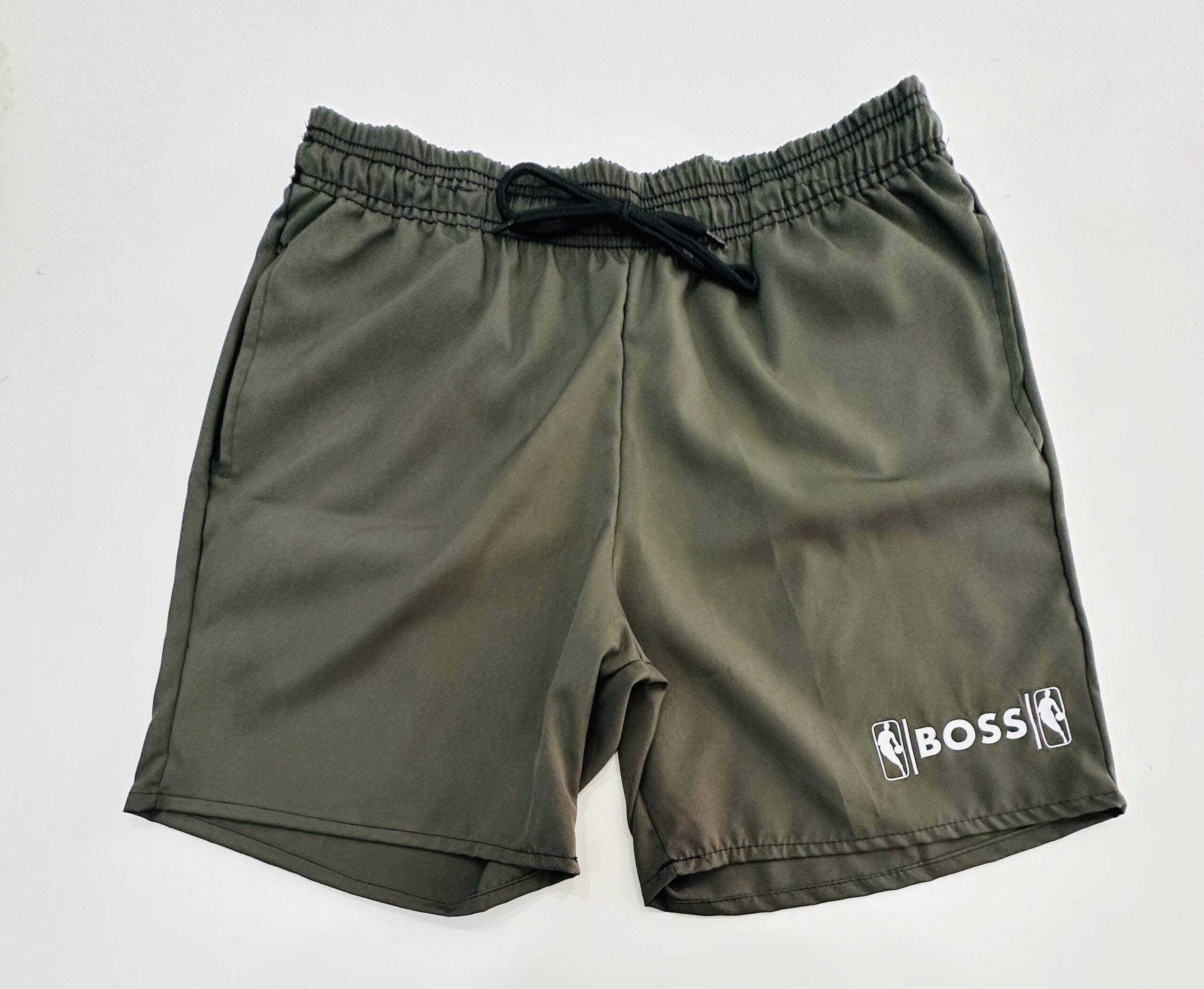 Bermuda Elastano Elástico Hugo Boss Verde Escuro Tamanho M