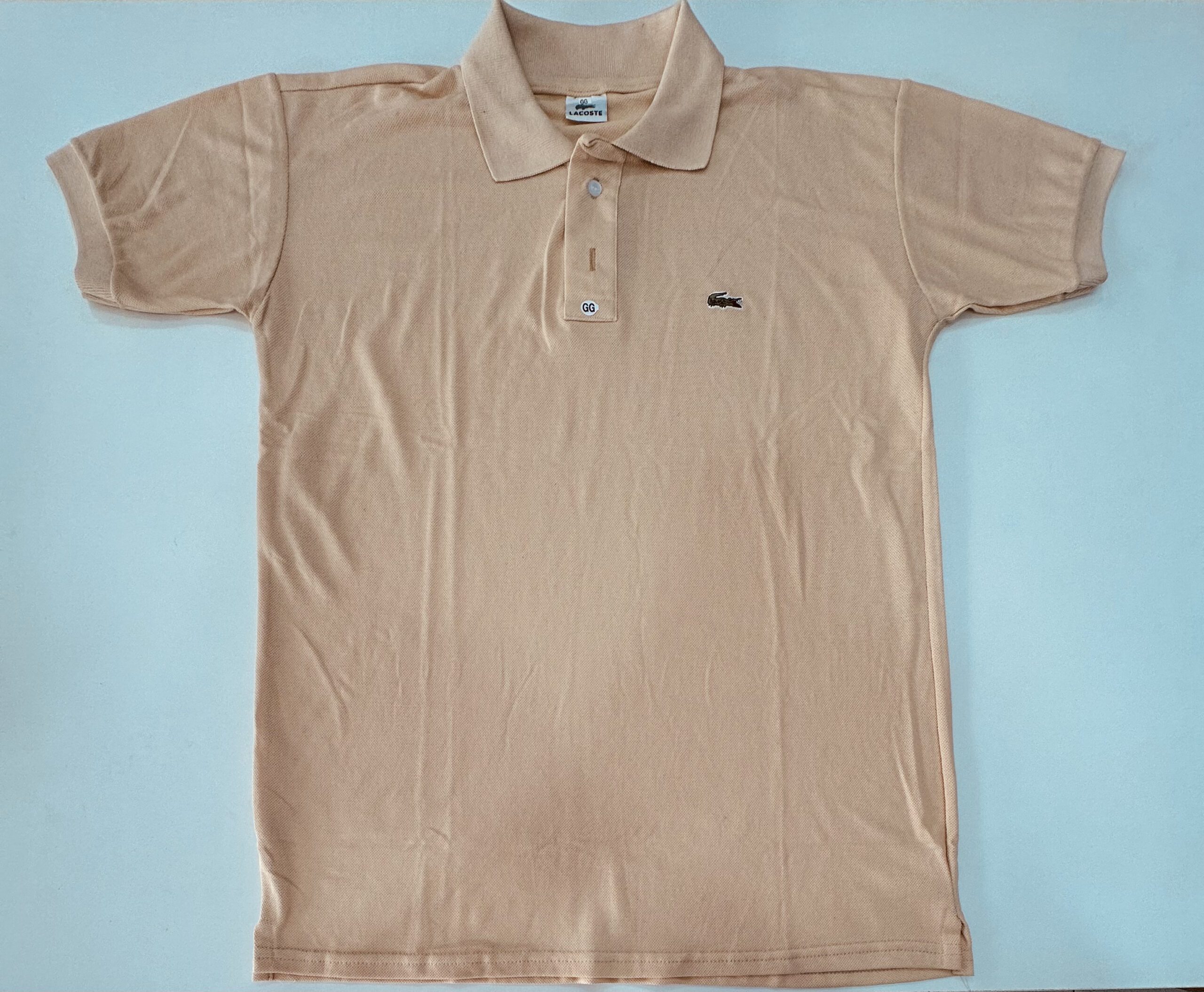 Camisa Polo Piquet Lacoste Bege tamanho GG