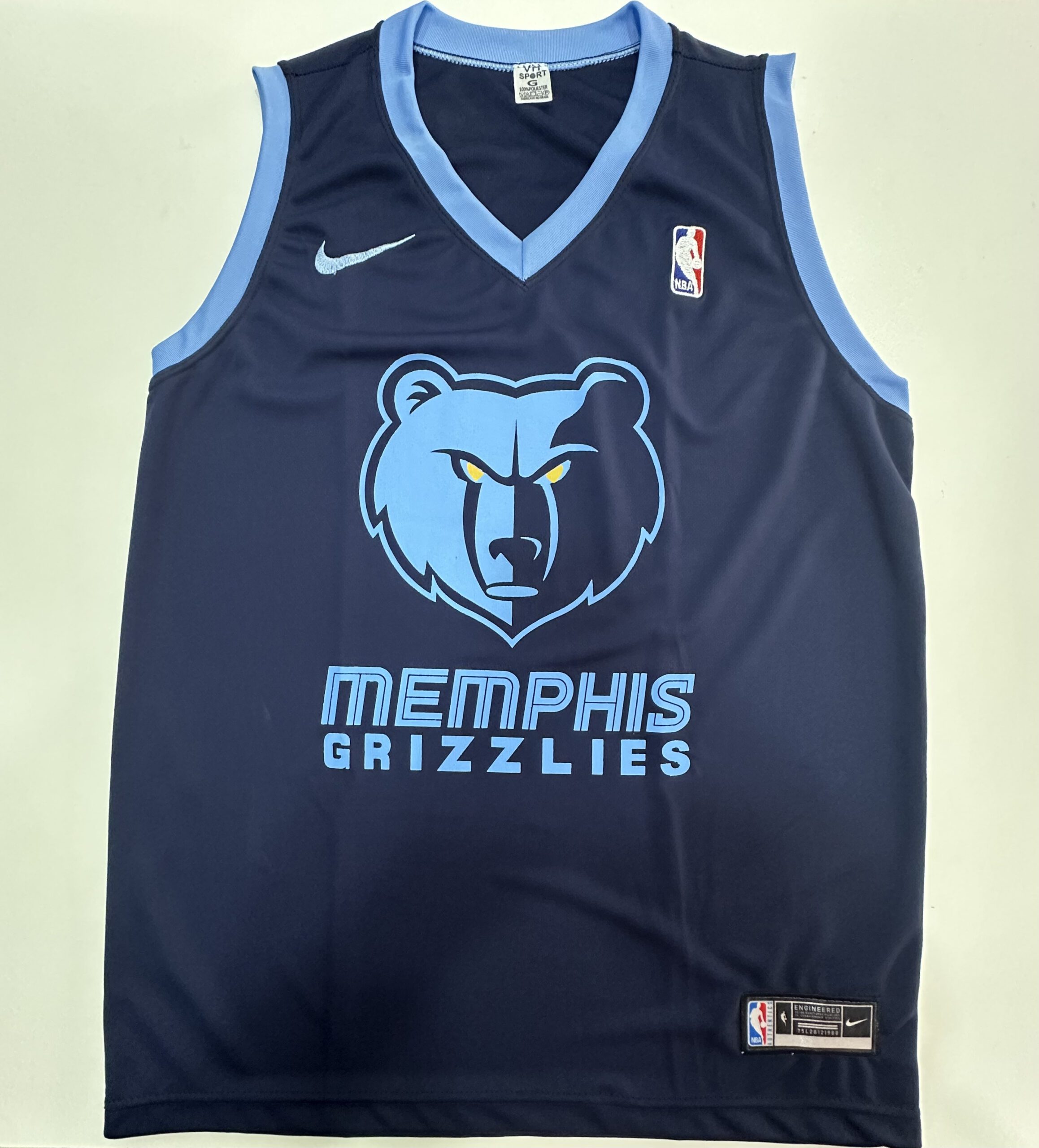 Regata de Basquete Memphis Grizzlies Azul Tamanho G