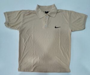Camisa Polo Piquet Nike Bege tamanho G