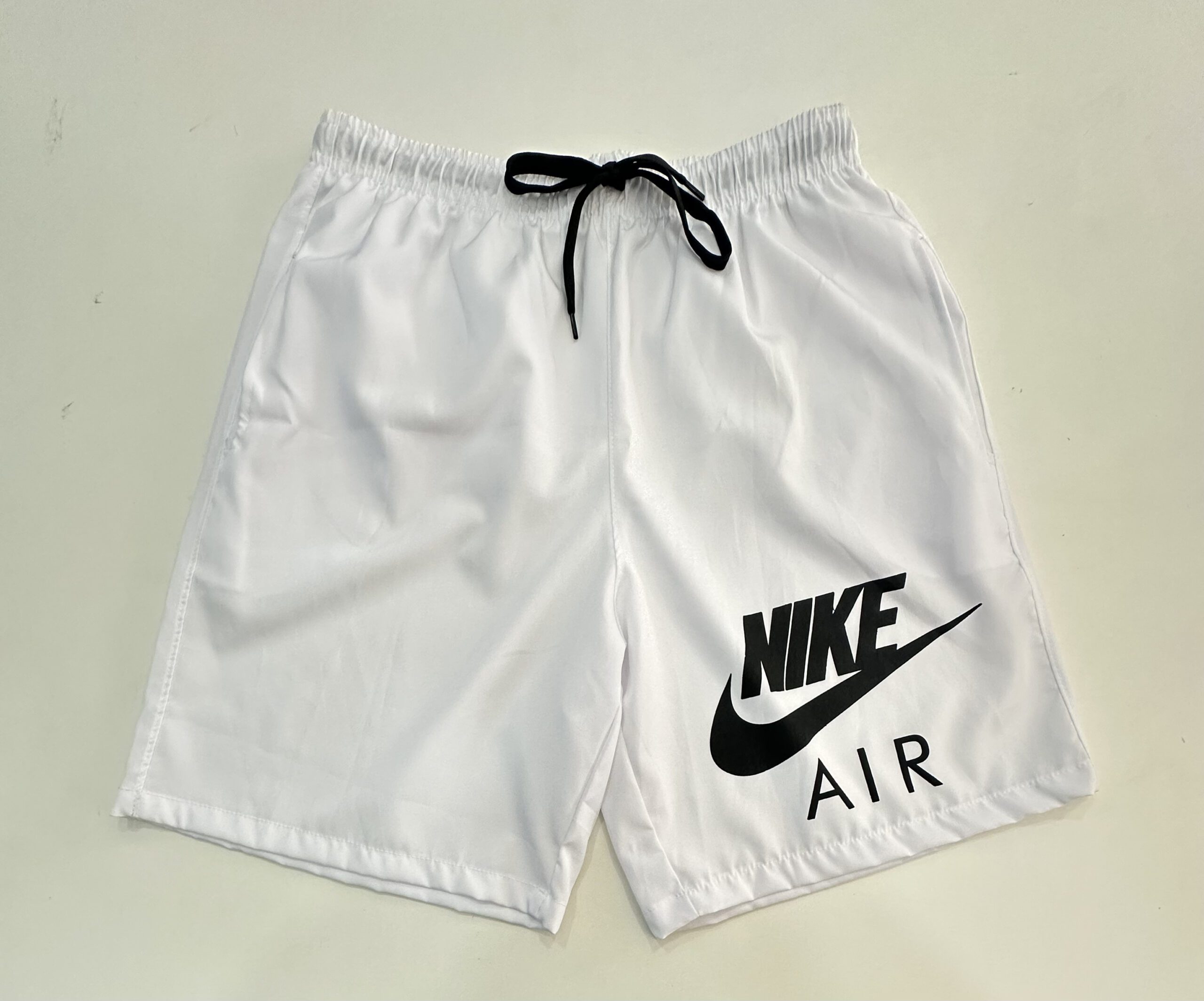 Bermuda Elastano Elástico Nike Branco Tamanho M