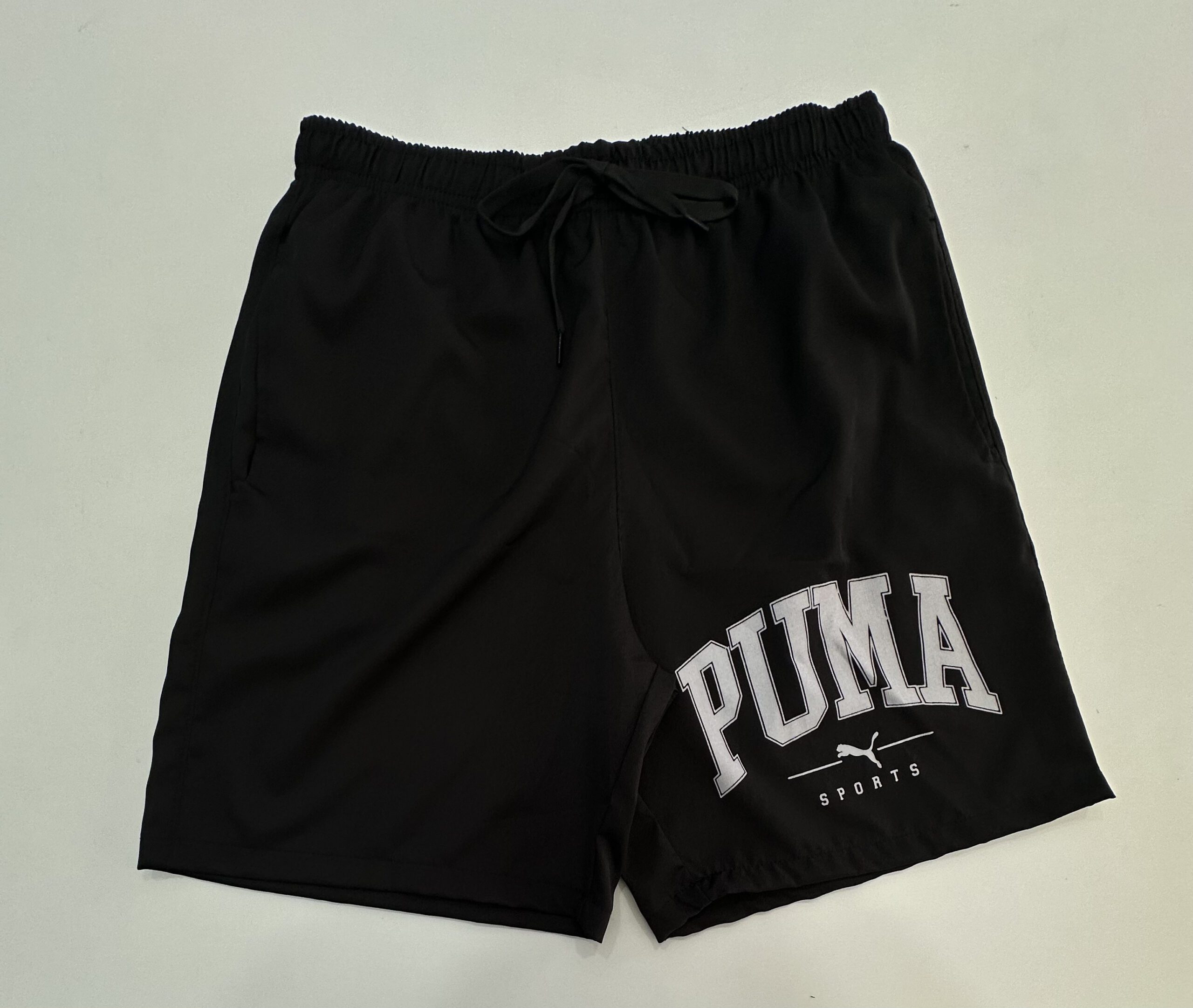 Bermuda Elastano Elástico Puma Preto Tamanho M