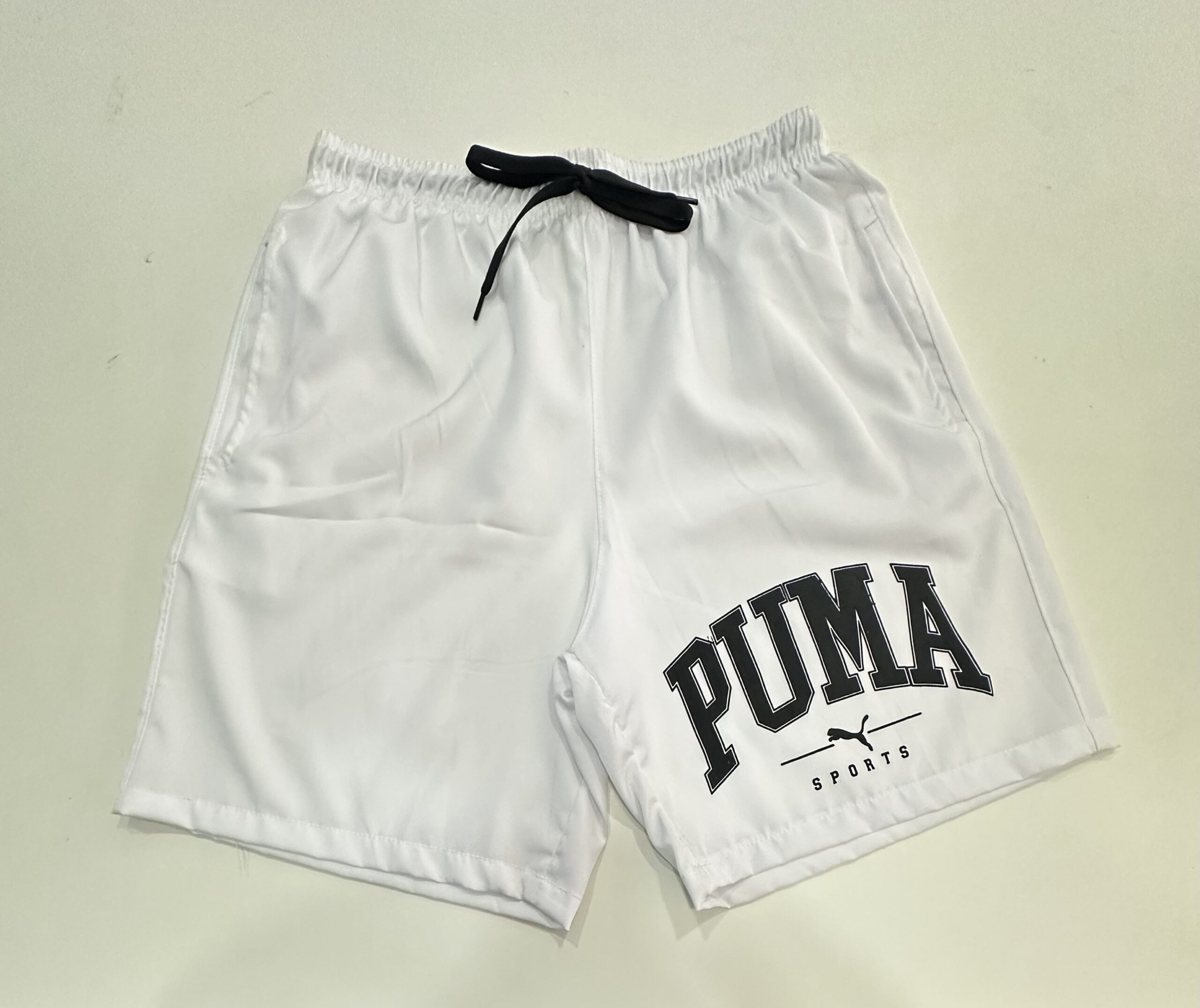 Bermuda Elastano Elástico Puma Branco Tamanho M