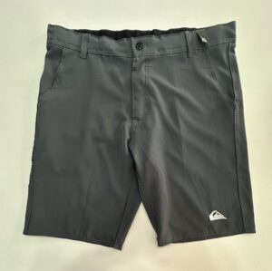 Bermuda Elastano de Passeio Social Quiksilver Azul Escuro Tamanho 42