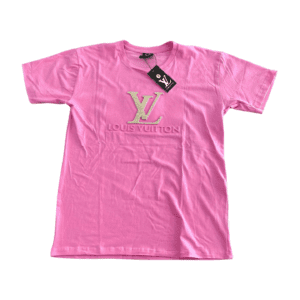 Camisa Peruana Fio 40.1 Com Elastano Louis Vuitton Rosa Tamanho M