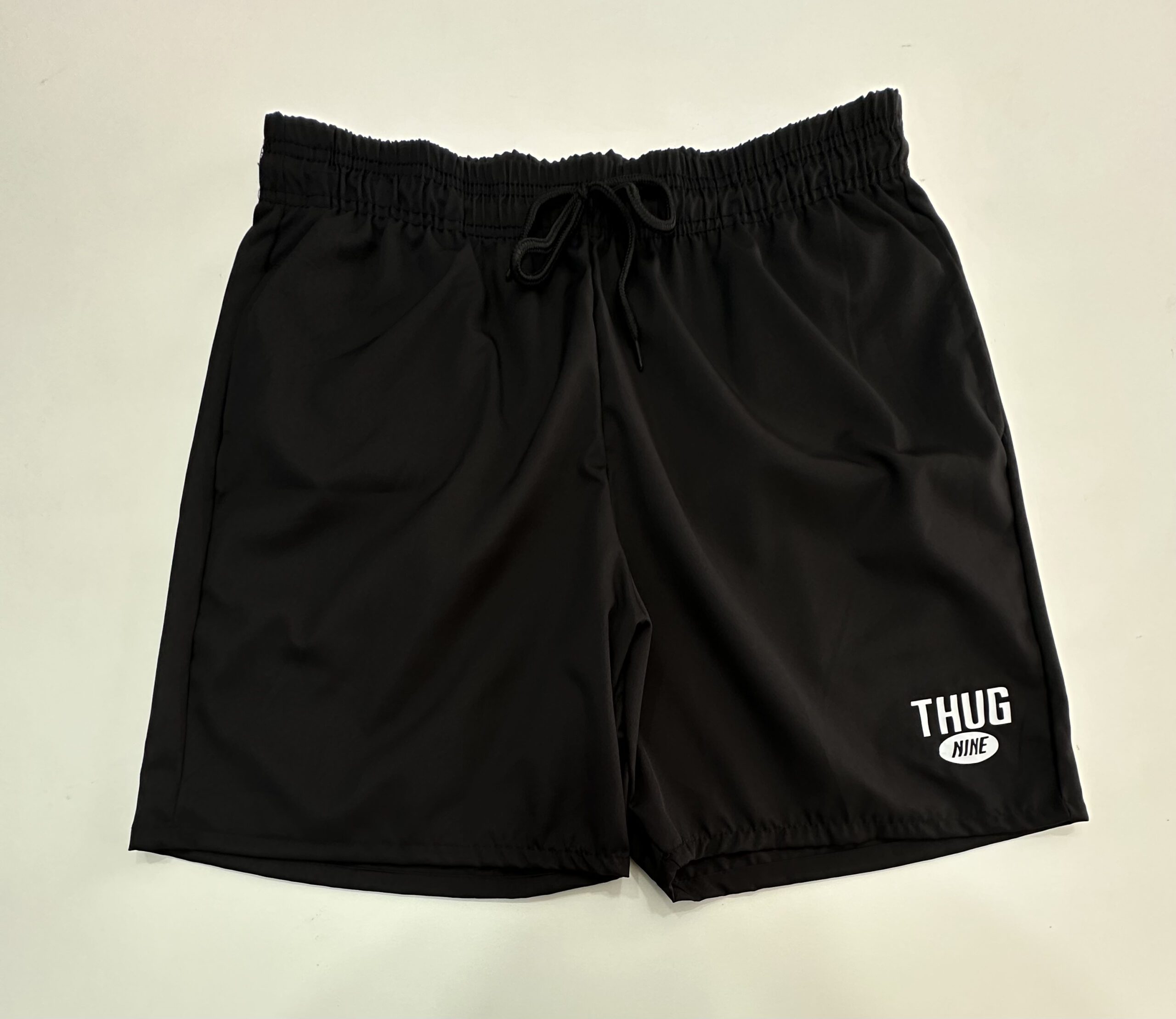 Bermuda Elastano Elástico Thug Nine Preto Tamanho M