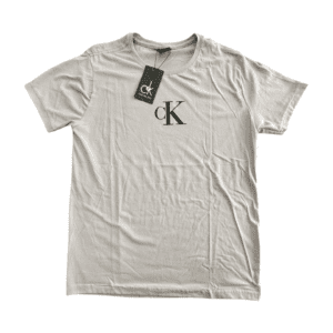 Camisa Peruana Fio 40.1 Com Elastano Calvin Klein Violeta Claro Tamanho GG