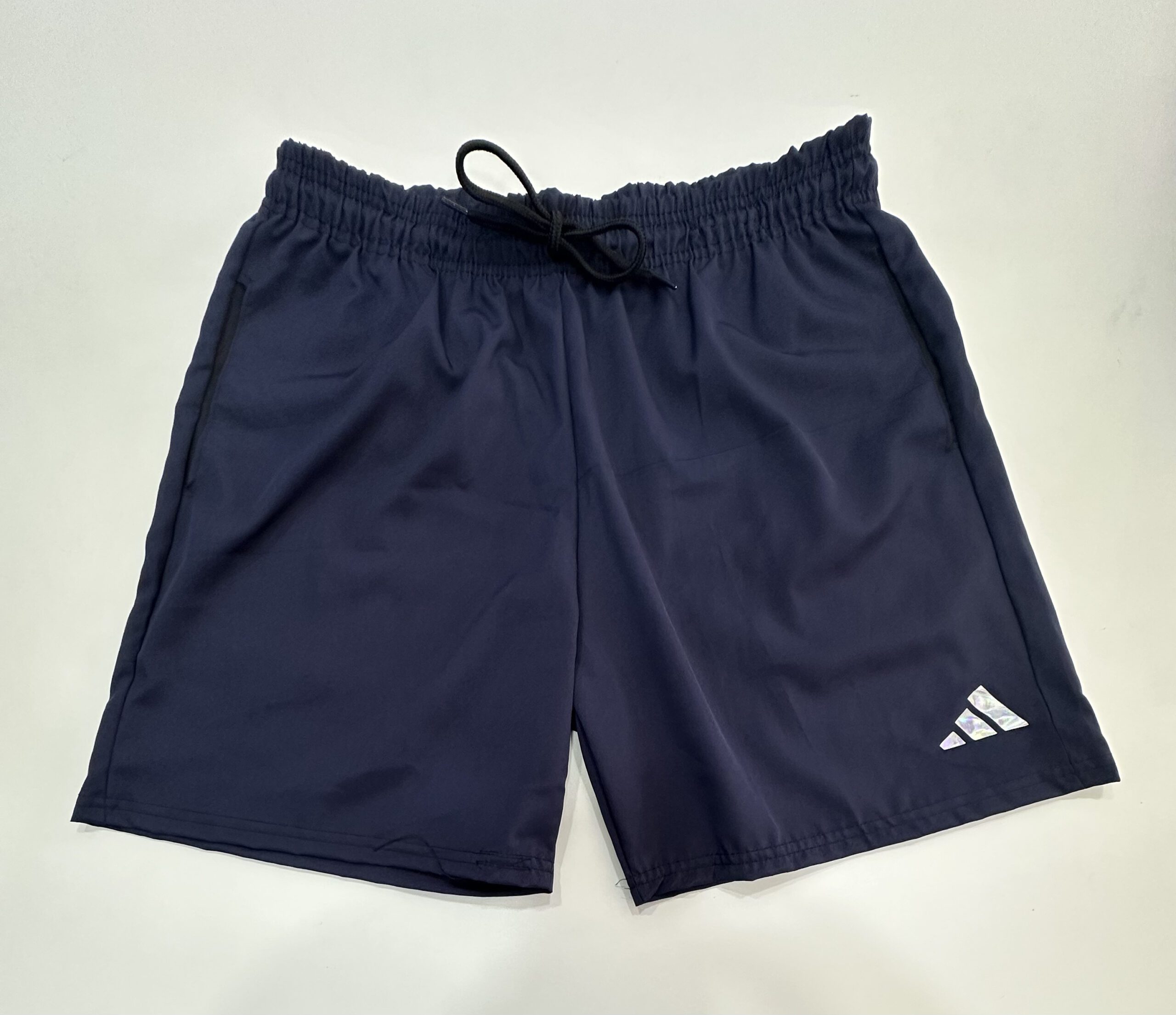Bermuda Elastano Elástico Adidas Azul Escuro Tamanho G