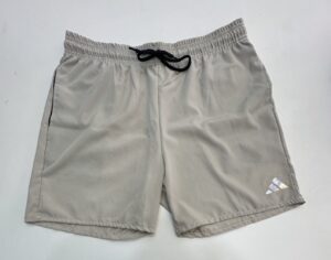 Bermuda Elastano Elástico Adidas Bege Claro Tamanho GG