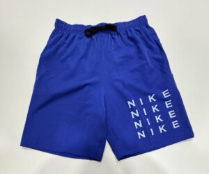 Bermuda Elastano de Elástico Azul Nike Tamanho GG