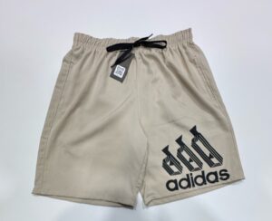 Bermuda Elastano de Elástico Bege Adidas Tamanho G