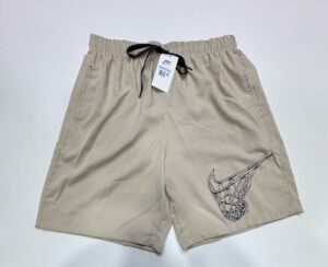 Bermuda Elastano de Elástico Bege Nike Tamanho GG