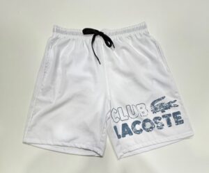 Bermuda Elastano de Elástico Branco Lacoste Tamanho G
