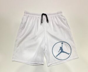 Bermuda Elastano de Elástico Branco Nike Jordan Tamanho GG