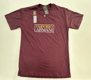 Camisa Surf Premium Fio 30.1 Empório Armani Vinho tamanho M