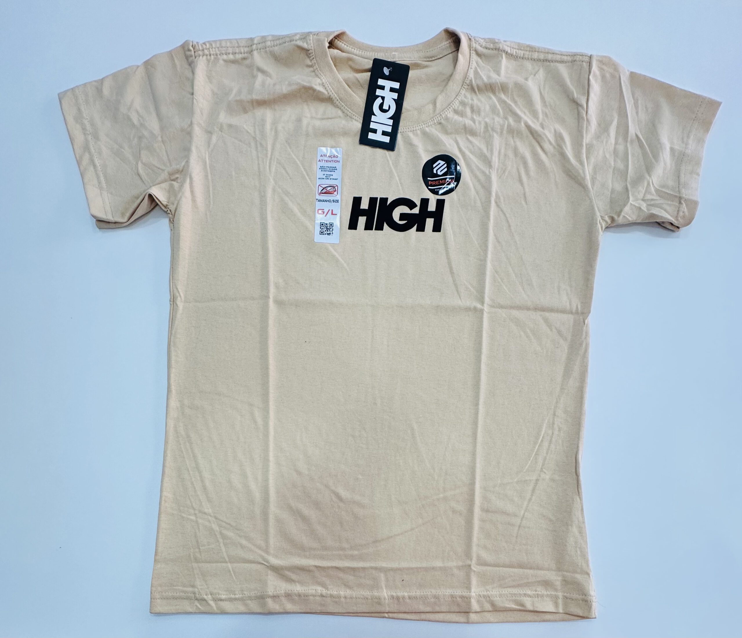 Camisa Surf Premium Fio 30.1 High Bege tamanho G