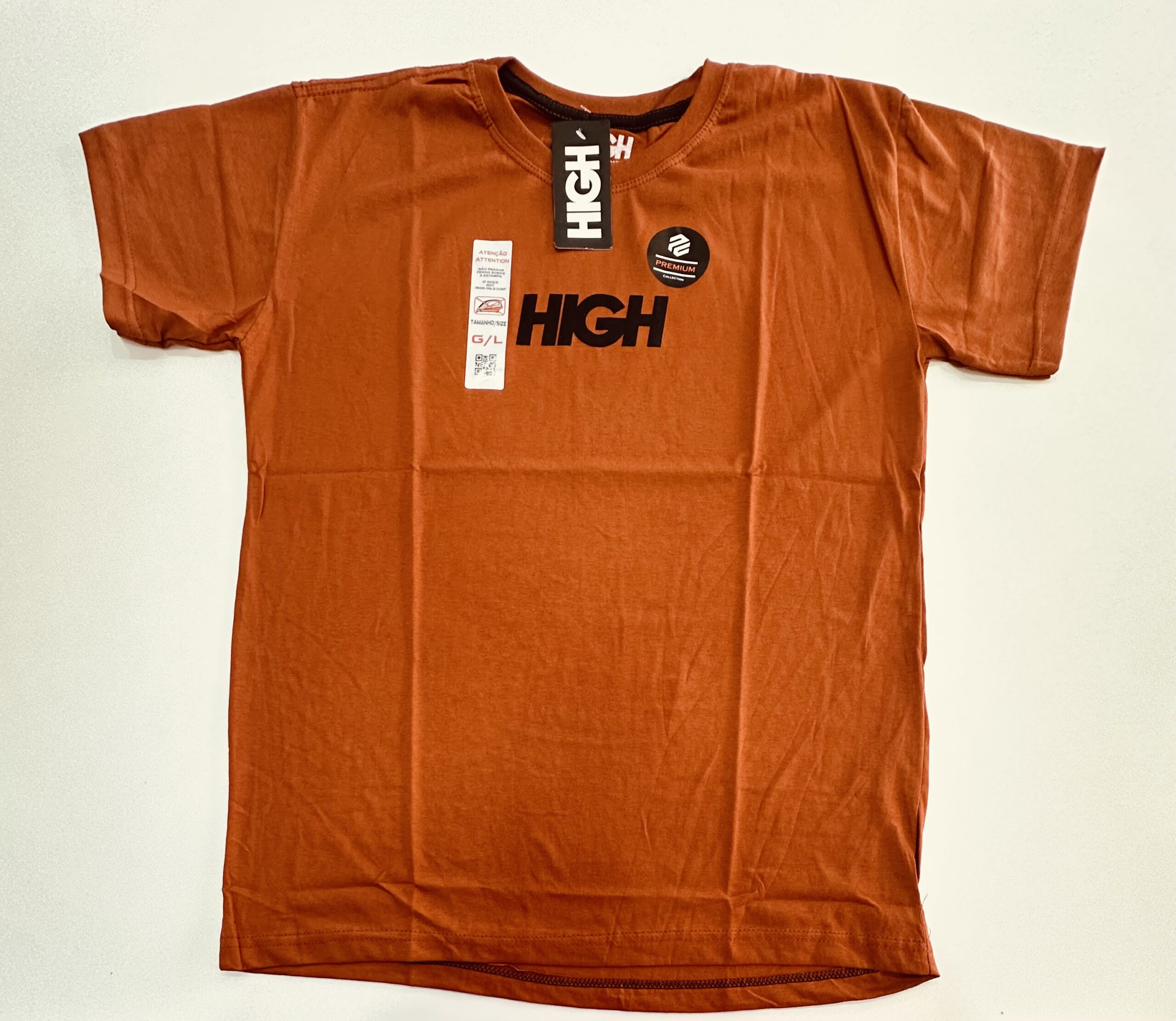 Camisa Surf Premium Fio 30.1 High Laranja tamanho G