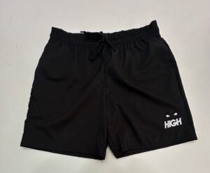 Bermuda Elastano Elástico High Preto Tamanho G