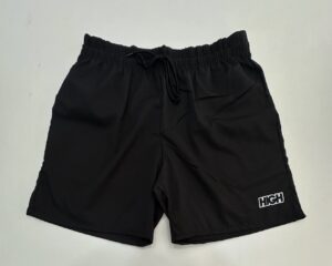 Bermuda Elastano Elástico High Preto Tamanho GG