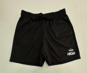 Bermuda Elastano Elástico High Preto com Estrela Tamanho GG