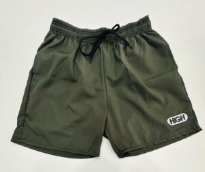 Bermuda Elastano Elástico High Verde Tamanho G