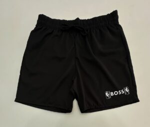 Bermuda Elastano Elástico Hugo Boss Preto Tamanho GG