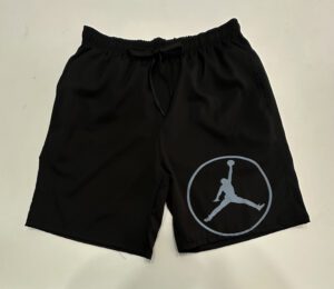 Bermuda Elastano Elástico Jordan Preto Tamanho G