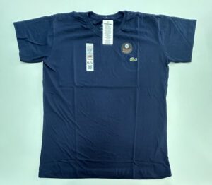 Camisa Surf Premium Fio 30.1 Lacoste Azul Escuro tamanho G