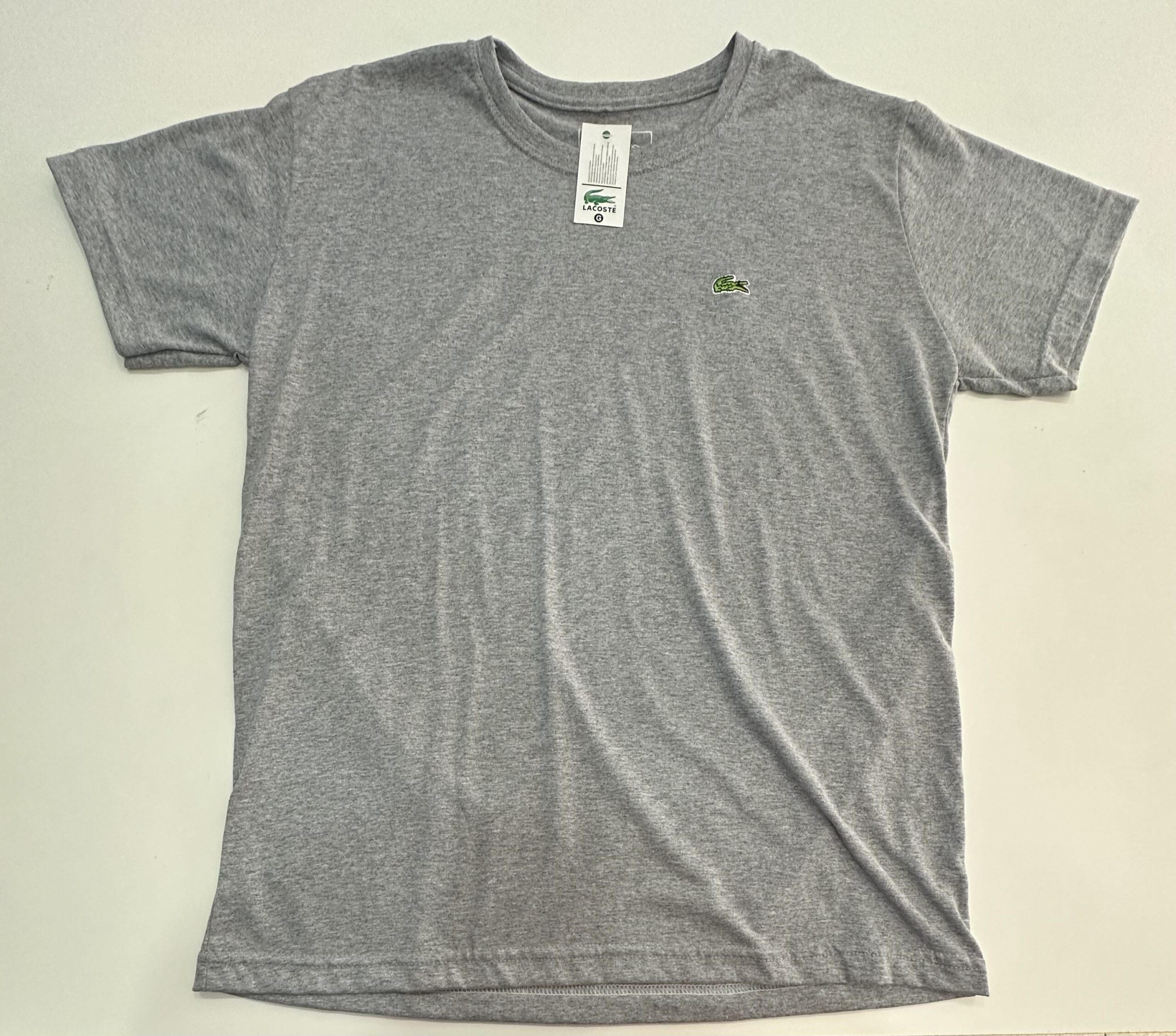 Camisa Surf Premium Fio 30.1 Lacoste Cinza tamanho G