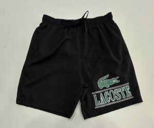 Bermuda Elastano Elástico Lacoste Preto Tamanho GG
