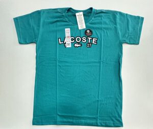 Camisa Surf Premium Fio 30.1 Lacoste Verde Agua tamanho G