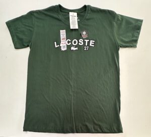 Camisa Surf Premium Fio 30.1 Lacoste Verde Escuro tamanho M