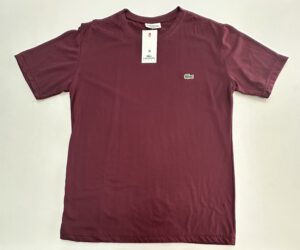 Camisa Surf Premium Fio 30.1 Lacoste Vinho tamanho M