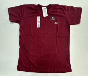 Camisa Surf Premium Fio 30.1 Lacoste Vinho tamanho G