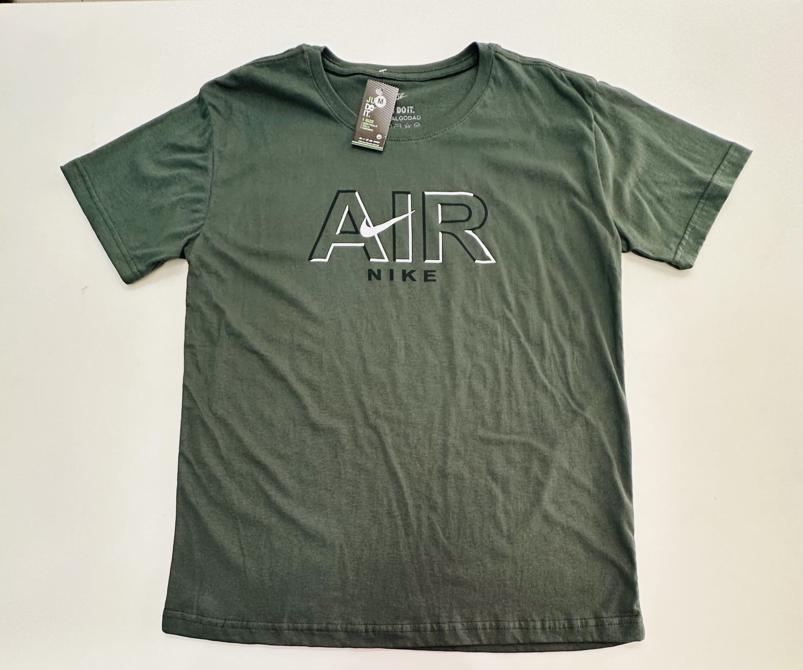 Camisa Surf Premium Fio 30.1 Nike Air Verde Escuro tamanho