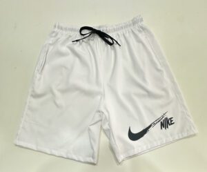 Bermuda Elastano Elástico Nike Branco Tamanho GG