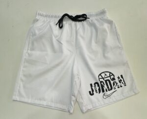 Bermuda Elastano Elástico Nike Jordan Branco Tamanho GG