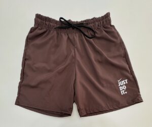 Bermuda Elastano Elástico Nike Marrom Tamanho G