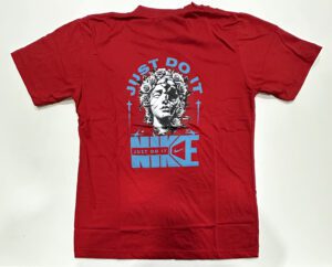 Camisa Oversized Streetwear Nike Vermelho Tamanho M