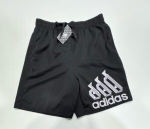 Bermuda Elastano de Elástico Preto Adidas Tamanho G