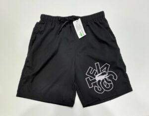 Bermuda Elastano de Elástico Preto Lacoste Tamanho G