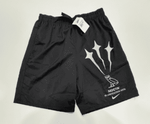 Bermuda Elastano de Elástico Preto Nike Tamanho GG